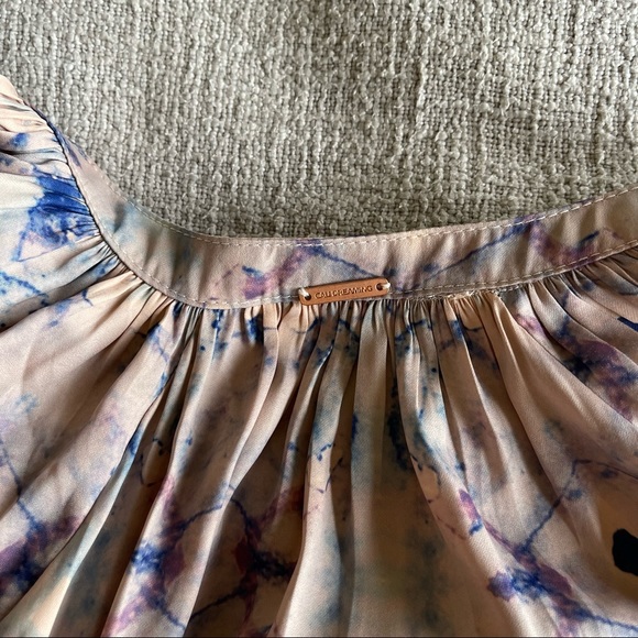 Cali Dreaming Moroccan Top, Size Large, 100% Silk - Picture 3 of 8